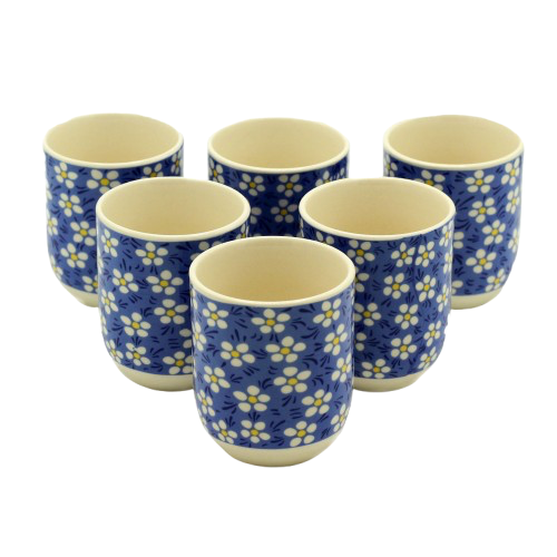 Herbal Tea Cups - Blue Daisey